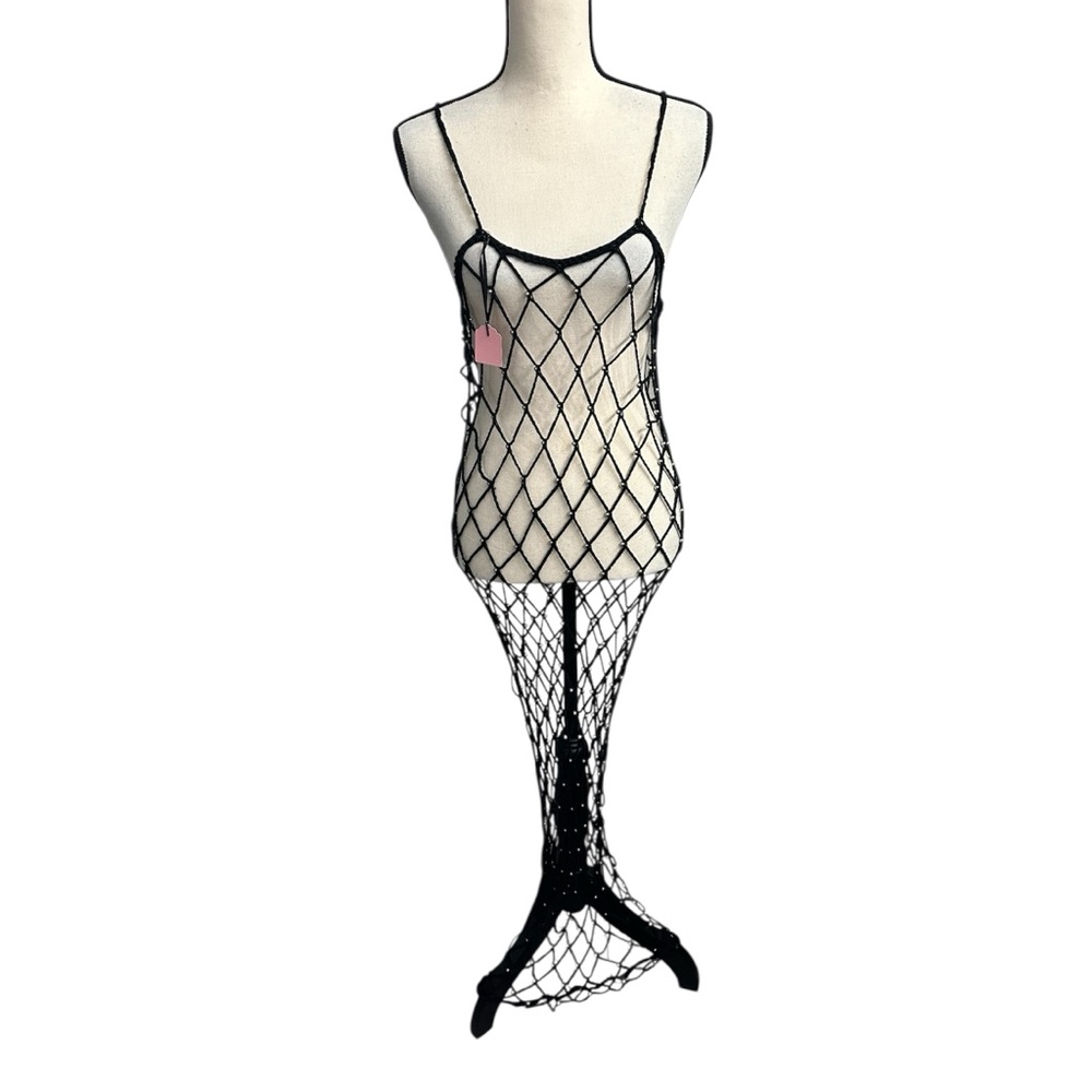 Handmade Knitted Fishnet Dress